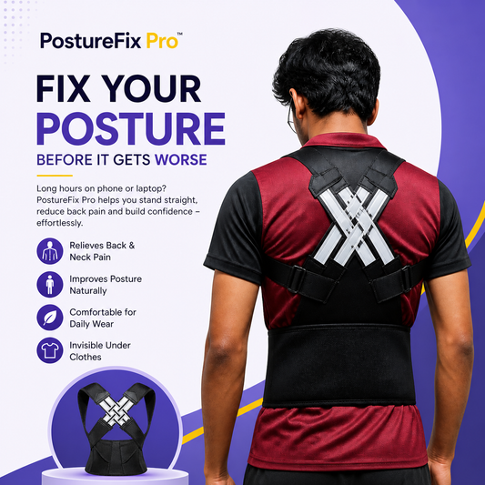 PostureFix Pro (Unisex + Free Size )